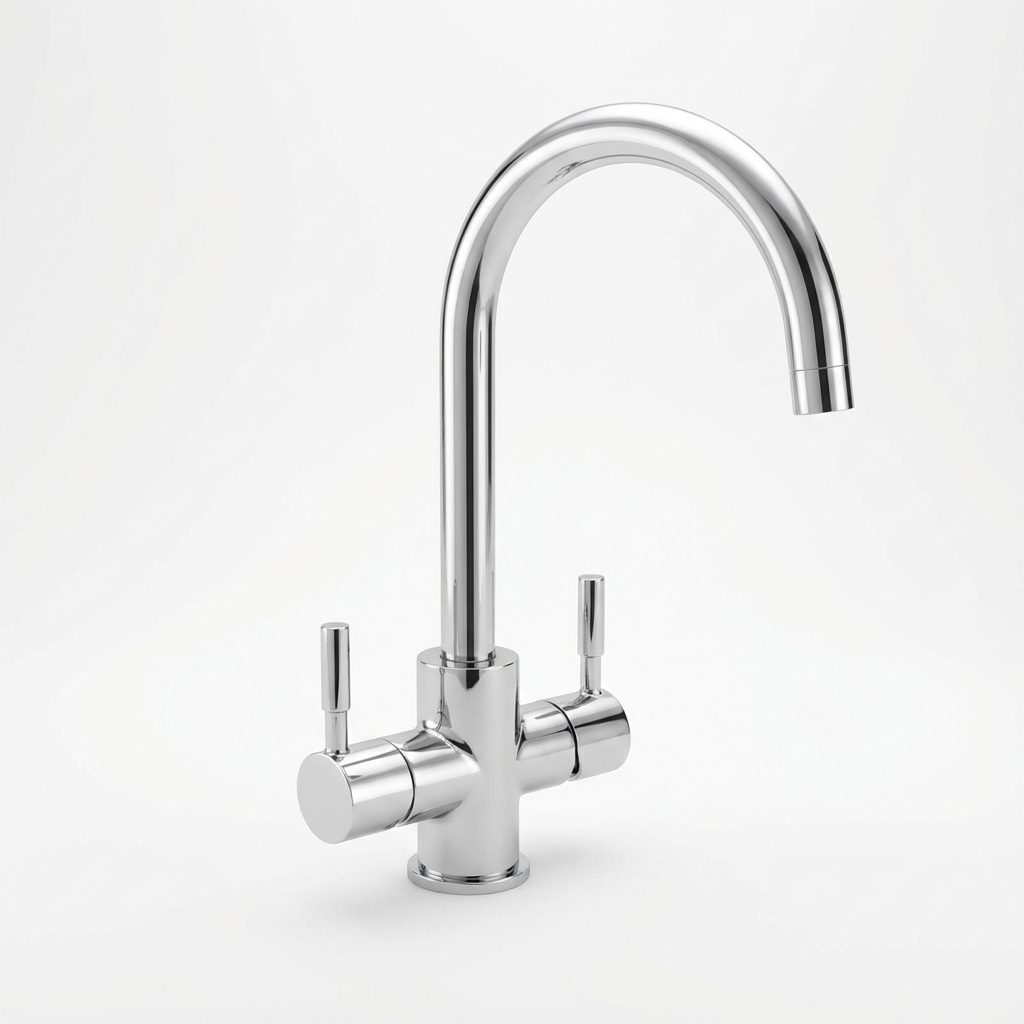 Grifo Mezclador para Lavatorio Cromado